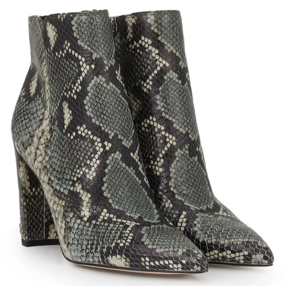 Sam Edelman Raelle Snakeskin Bootie - Picture 11 of 12
